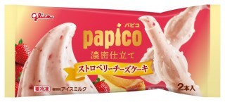 パピコ ストロベリーチーズケーキ　パッケージ画像